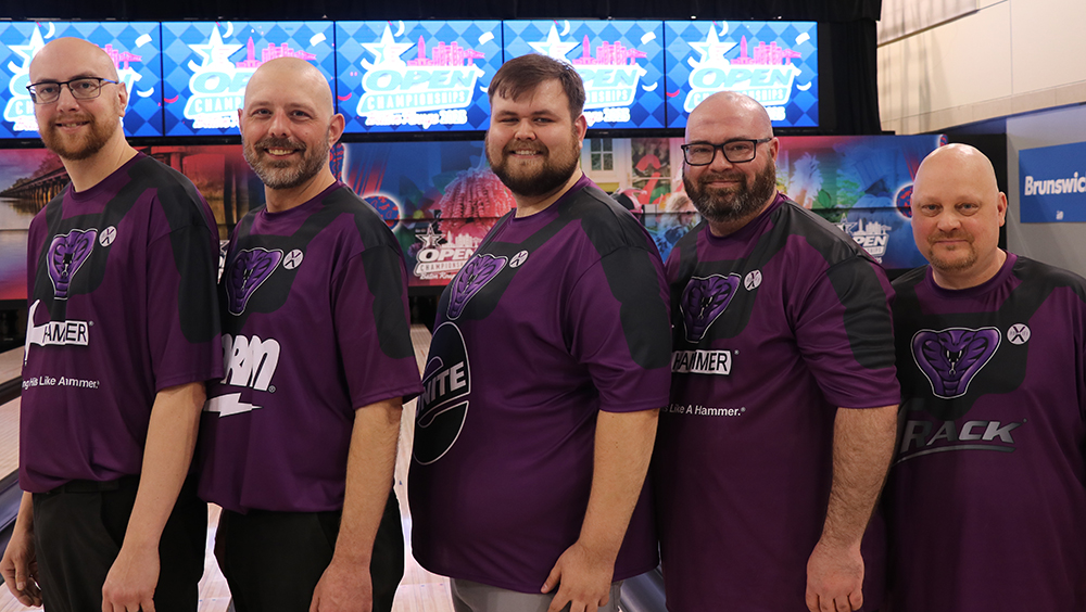 The members of Phat Kidz Crew at the 2025 USBC Open Championships